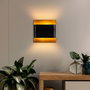 Opviq Bera - 15301 Lámpara de Pared de Metal Negra